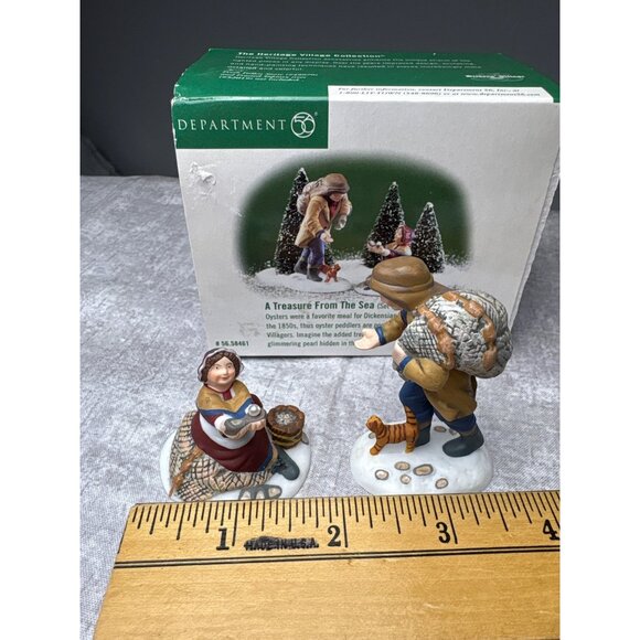 Department 56 Dickens Village A Treasure from the Sea Figurines Set of 2 - Picture 10 of 13